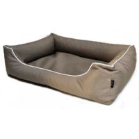 Lebon Hundebett Paula eckig dunkelbeige Transportboxen & Häuser