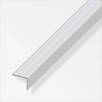 alfer Winkel-Abschluss-Profil 1 m, 25 x 18 mm Aluminium eloxiert silber Winkelprofile