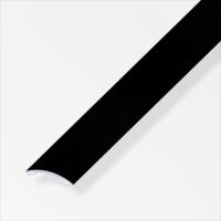 alfer Übergangsprofil 1 m, 20 x 2.5 mm Alu eloxiert schwarz Übergangsprofile