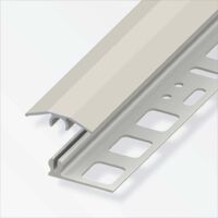 alfer Übergangs-Profil 1 m, 25 x 7 mm Aluminium eloxiert titan Übergangsprofile