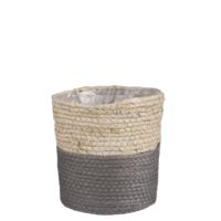 Mica Korb Rachel grau, 18 x 18 cm Deko-Accessoires