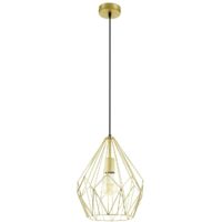 Eglo Pendelleuchte Carlton gold Ø 31 cm E27 Deckenlampen & Kronleuchter