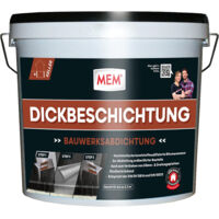 MEM Bitumen Dickbeschichtung 12 l Außen Bitumenanstrich Kellerabdichtung