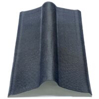 Onduline Firsthaube Ondalux 100 x 18 cm schwarz Dachpappe & Bitumen