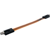 Schwaiger Fensterdurchführung KFF30 531 für Koaxialkabel F schwarz, 0,17m, ultraflach, 1x F Buchse / Antennen &