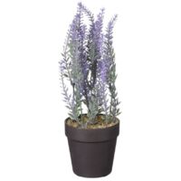 Mica künstlicher Lavendel im Topf violett 24 x 10 cm Dekoblumen