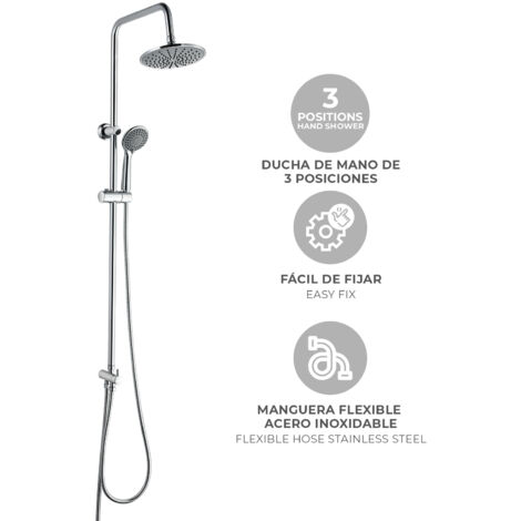 Orecchini Cascade A Cerchio – Oro E Argento Bicolore – Acciaio Inox, Impermeabili – Purelei