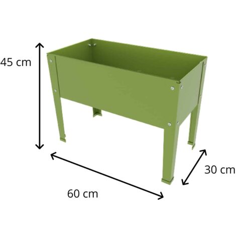 Carré Potager Gardiun Grove Cuber III Métal 50x30x38 cm | Leroy Merlin