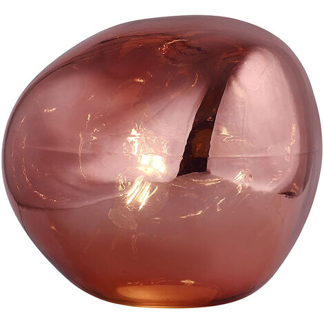 Lampada da Tavolo Lumineca Thelio 28x23 cm Rosso