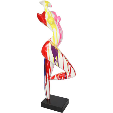 Statuetta Femminile Kuatéh Hazel 31x19x89 cm Multicolor (1/6)