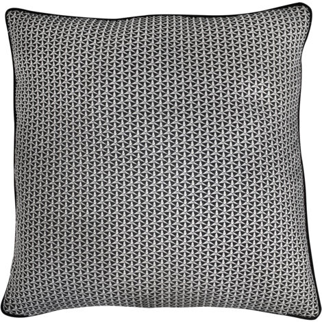 Federa Per Cuscino In Ciniglia Geometrica Motivo Marocchino – 45x45 Cm, Turchese/Verde/Rosa, Con Cerniera Nascosta