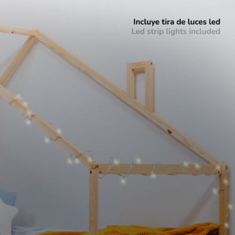 Lit de poupée Fantasy 9381, 48x27x31 avec matelas, oreiller, fenêtre