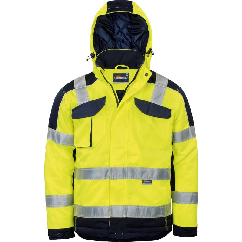 Arbeitsjacke L Größe Warnschutz-Kontrast-Jacke