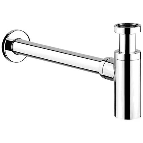 Ablaufgarnitur Siphon Waschbecken Chrom (1/2)