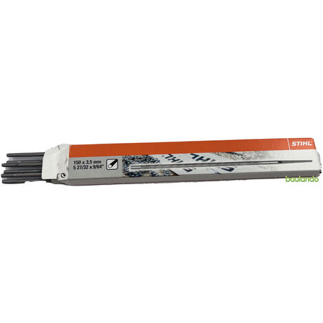 STIHL Rundfeile 6 Stück für Sägeketten 150x3,5mm für 3/8" - 56057713506