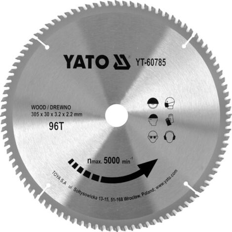 Hartmetall Sägeblatt 305x30mm 96Z (1/3)