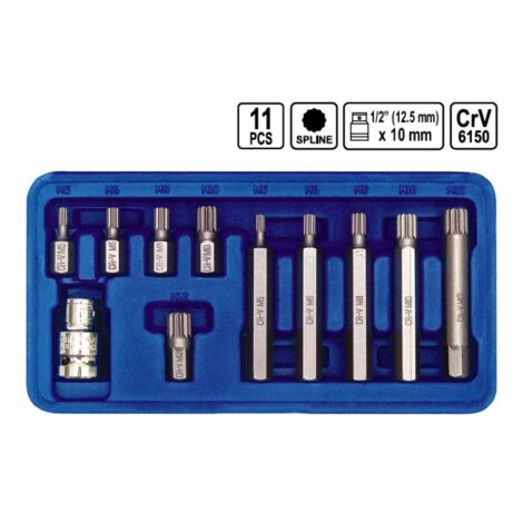 VOREL SPLINE TIPS M5-M12 Satz à 11 Stück 66770 (1/5)