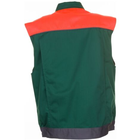 Produktbild von PLANAM VISLINE V2 Bundjacke Grün/Orange – Arbeitsjacke Für Herren