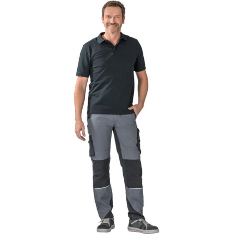 Pantaloni da lavoro da uomo ardesia/nero taglia 28 (1/5)