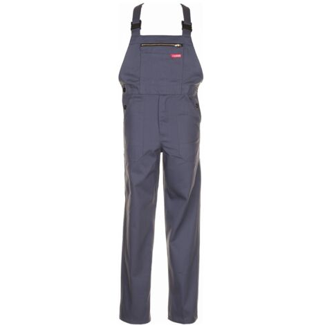 Arbeitshose Latzhose BW 290 grau Größe 60
