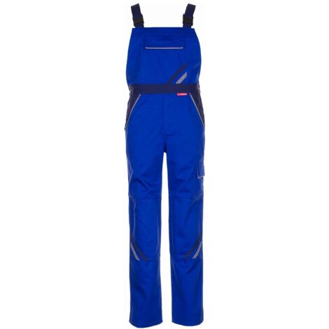 PLANAM HIGHLINE Damen Latzhose Kornblau/Marine Arbeitshose Damenhose