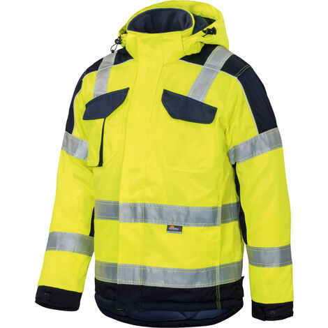 Größe L Arbeitsjacke Warnschutz-Kontrast-Jacke