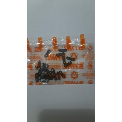 20 Stück Sägekette Verbindungsglieder 3/8 1,3mm Mit Nieten Für Motorsägen