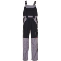 Arbeitshose Latzhose Plaline schwarz/zink Größe 60