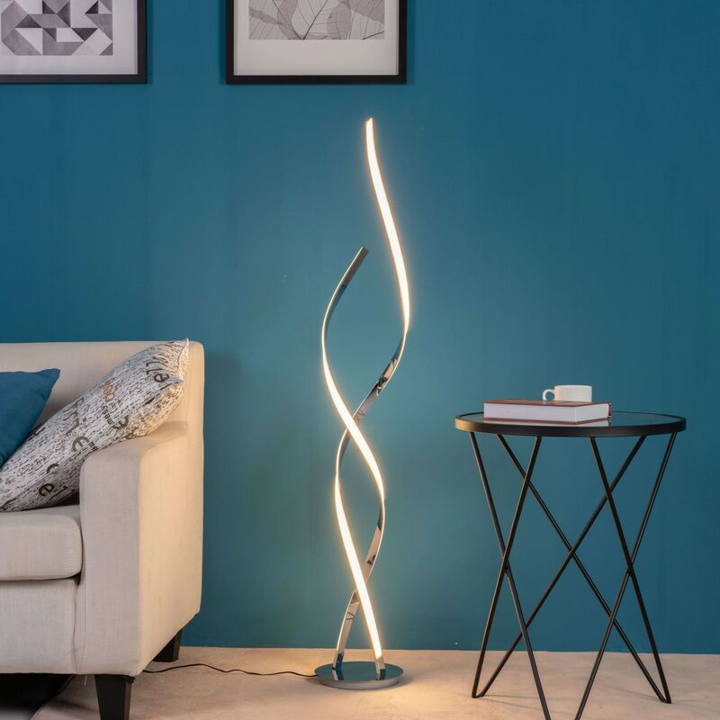 Lampe de table LED spirale Gold Infinity, lampe de chevet métallique à intensité  variable, 3 températures de couleur, hauteur 46 cm