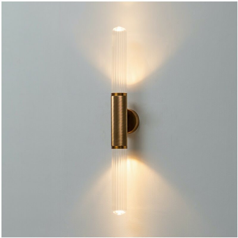 Luminaire mural ampoule LED  éclairage intérieur KosiLum - Quadra doré