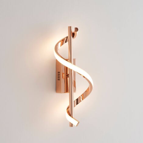 Applique LED torsade dorée scintillante - Simaria
