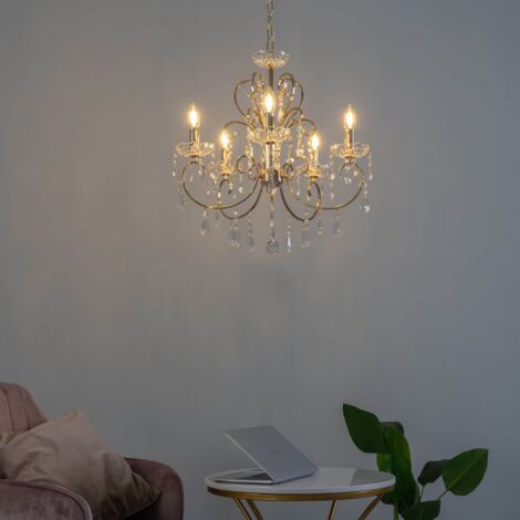 Lustre cristal or rose - Pavia