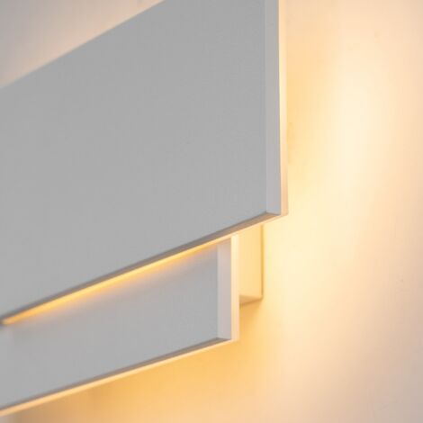 LED Applique design tripartie blanche - Trio