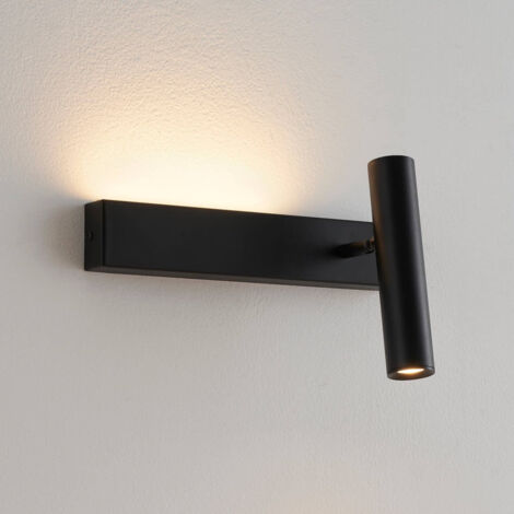 Applique LED liseuse noire - Dovi (sans interrupteur) (1/3)