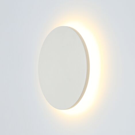 Kosilum – Applique murale LED 18 cm IP65 – 877 lumens – Éclairage moderne blanc – Pour couloirs et halls d'entrée