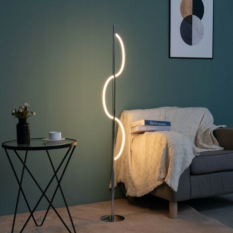 Lampadaire LED 8W réglable tête flexible touch CCT moderne chambre