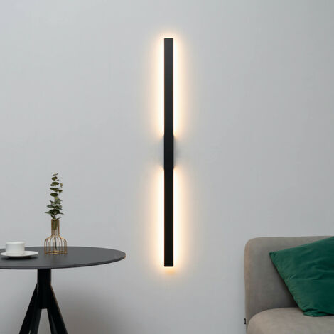 Longue applique LED ultra design épurée blanche - Sambai