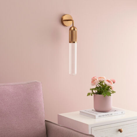 Applique tendance dorée éclairage simple - Hita