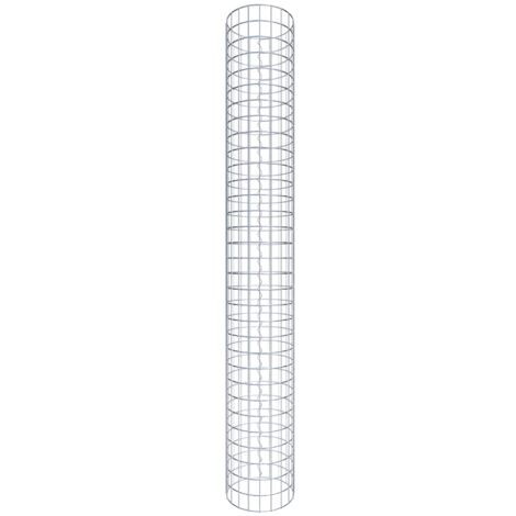 Gabiondeco - Colonne de Gabion ronde. diamètre 32 cm. maille 5 x 5 cm - Hauteur : 160 cm - Made in Germany (1/5)