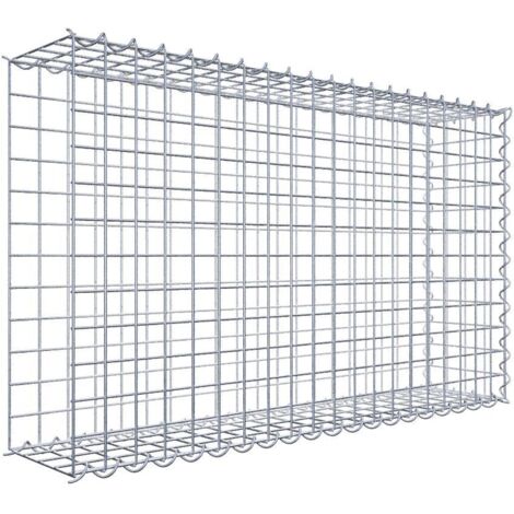 Gabiondeco - Gabion - Element de prolongation en longueur 100 cm x 60 cm x 20 cm (L x H x P). maille 5 x 5 cm. Spirale. Avert.: il manque une grille - Made in Germany (1/5)