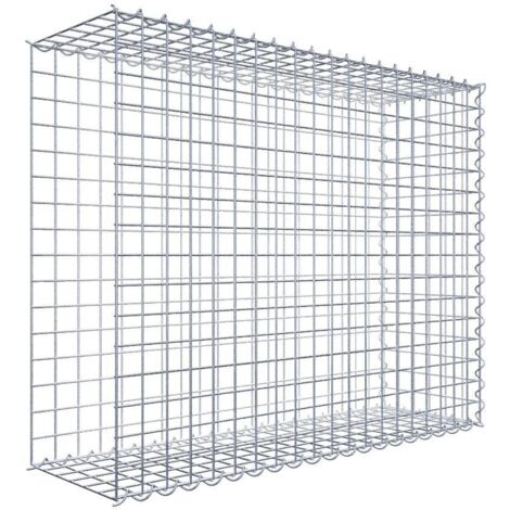Gabiondeco - Gabion - Element de prolongation en longueur 100 cm x 80 cm x 30 cm (L x H x P). maille 5 x 5 cm. Spirale. Avert.: il manque une grille - Made in Germany (1/5)