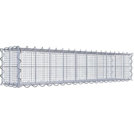 Gabiondeco - Gabion à mailles très fines pour gravillon 100 cm x 20 cm x 20 cm (L x H x P). maille 10 x 10 cm. spirale - Made in Germany