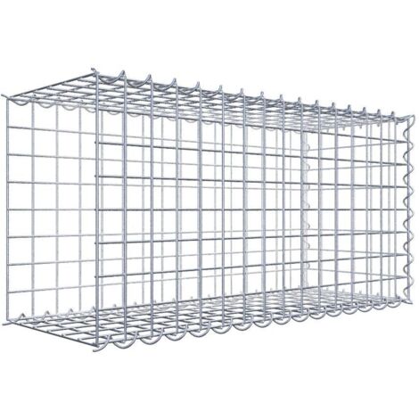 Gabiondeco - Gabion - Element de prolongation en longueur 80 cm x 40 cm x 30 cm (L x H x P). maille 5 x 5 cm. Spirale. Avert.: il manque une grille - Made in Germany (1/5)