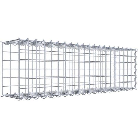 Gabiondeco - Gabion - Element de prolongation en longueur 100 cm x 30 cm x 20 cm (L x H x P). maille 5 x 5 cm. Spirale. Avert.: il manque une grille - Made in Germany (1/5)