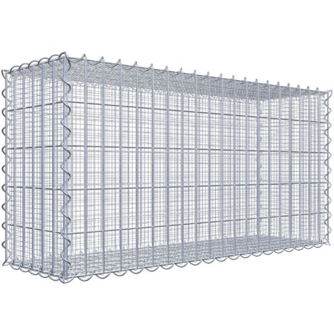 Gabiondeco - Gabion à mailles très fines pour gravillon 100 cm x 50 cm x 30 cm (L x H x P). maille 5 x 10 cm. spirale - Made in Germany