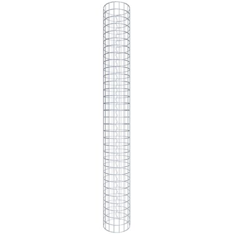 Gabiondeco - Colonne de Gabion ronde. diamètre 27 cm. maille 5 x 5 cm - Hauteur : 160 cm - Made in Germany (1/5)