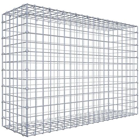 Gabiondeco - Gabion 100 cm x 70 cm x 30 cm (L x H x P). mailles 5 x 5 cm. Fermeture par anneaux en c - Made in Germany (1/5)