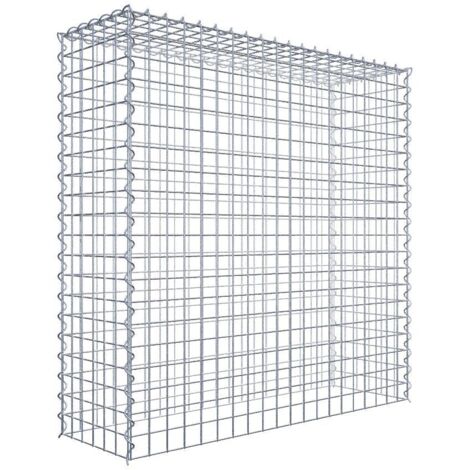 Gabiondeco - Gabion - Element de prolongation en hauteur 100 cm x 100 cm x 30 cm (L x H x P). maille 5 x 5 cm. Spirale. Attention : il manque une grille - Made in Ger... (1/5)
