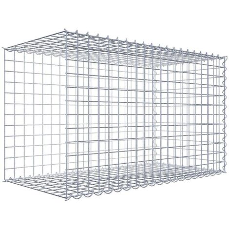 Gabiondeco - Gabion - Element de prolongation en longueur 100 cm x 60 cm x 50 cm (L x H x P). maille 5 x 5 cm. Spirale. Avert.: il manque une grille - Made in Germany (1/5)