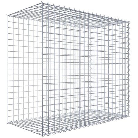 Gabiondeco - Gabion - Element de prolongation en longueur 100 cm x 90 cm x 50 cm (L x H x P). maille 5 x 5 cm. Spirale. Avert.: il manque une grille - Made in Germany (1/5)